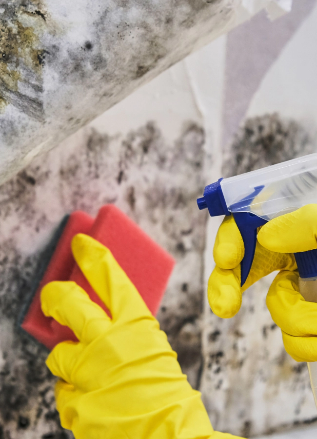 mold cleaning and remediation work